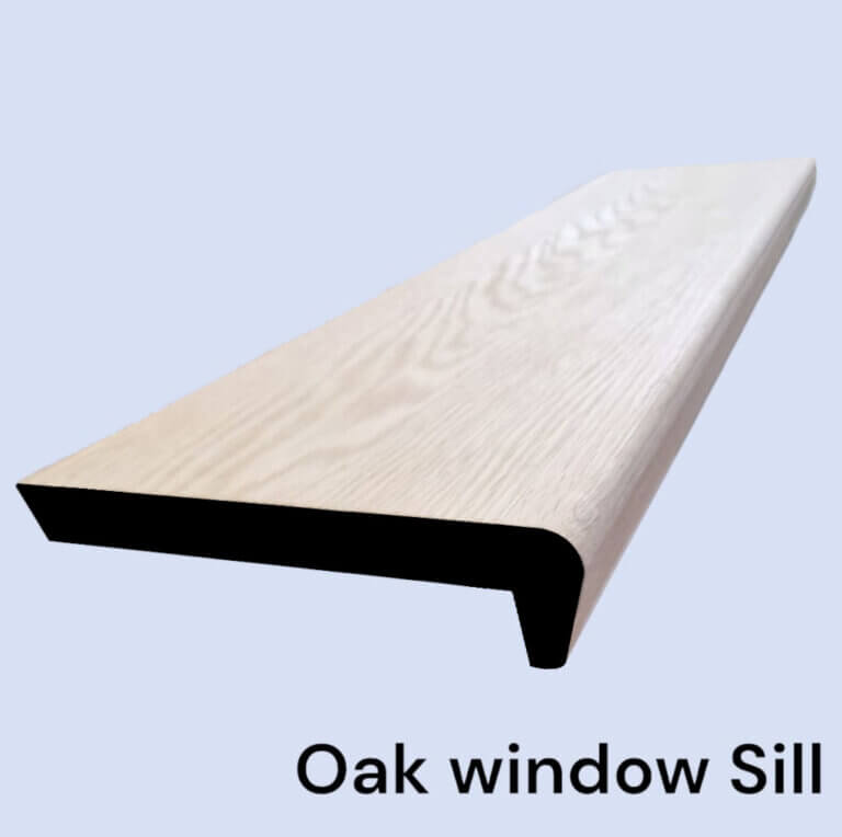 Oak Butchers Block Window Sills with Nosing | Skirting Boards Direct