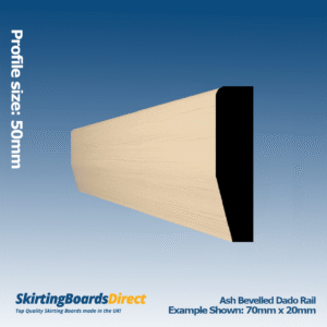 Ash Bevelled Dado Rail