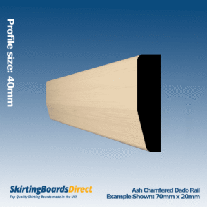 Ash Chamfered Dado Rail