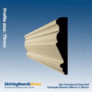 Ash Edwardian Dado Rail