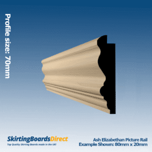 Ash Elizabethan Picture Rail