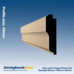 Ash Lambs Tongue Picture Rail