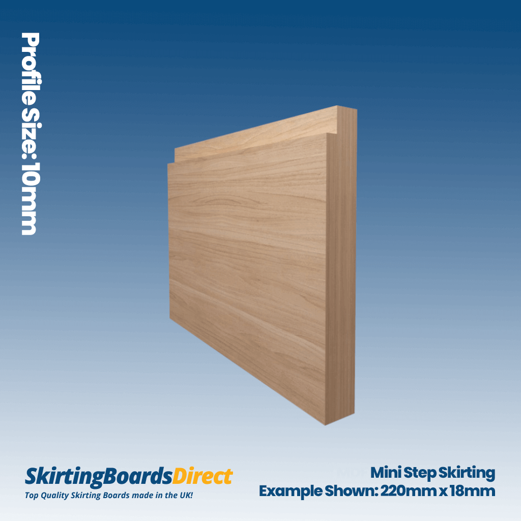 Ash Mini Step Skirting Boards