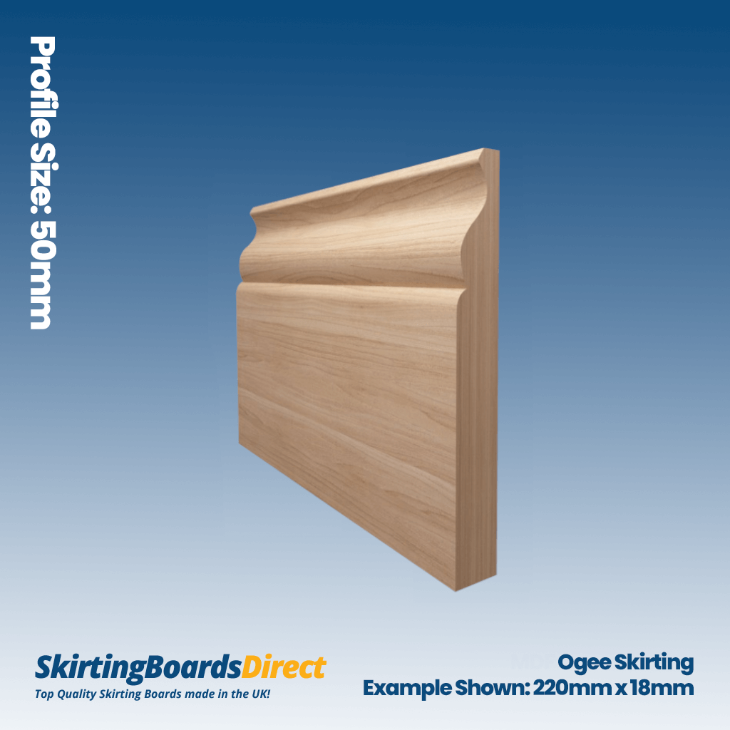 Ash Ogee Skirting Boards