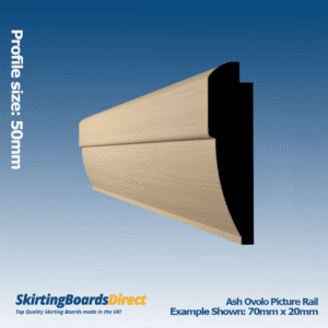 Ash Ovolo Picture Rail