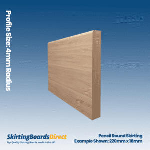 Ash Pencil Round Skirting Boards
