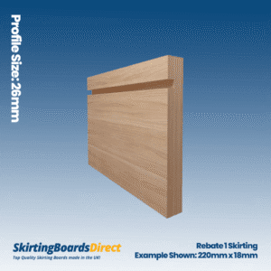 Ash Rebate 1 Skirting Boards