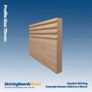 Ash Reeded Skirting Boards