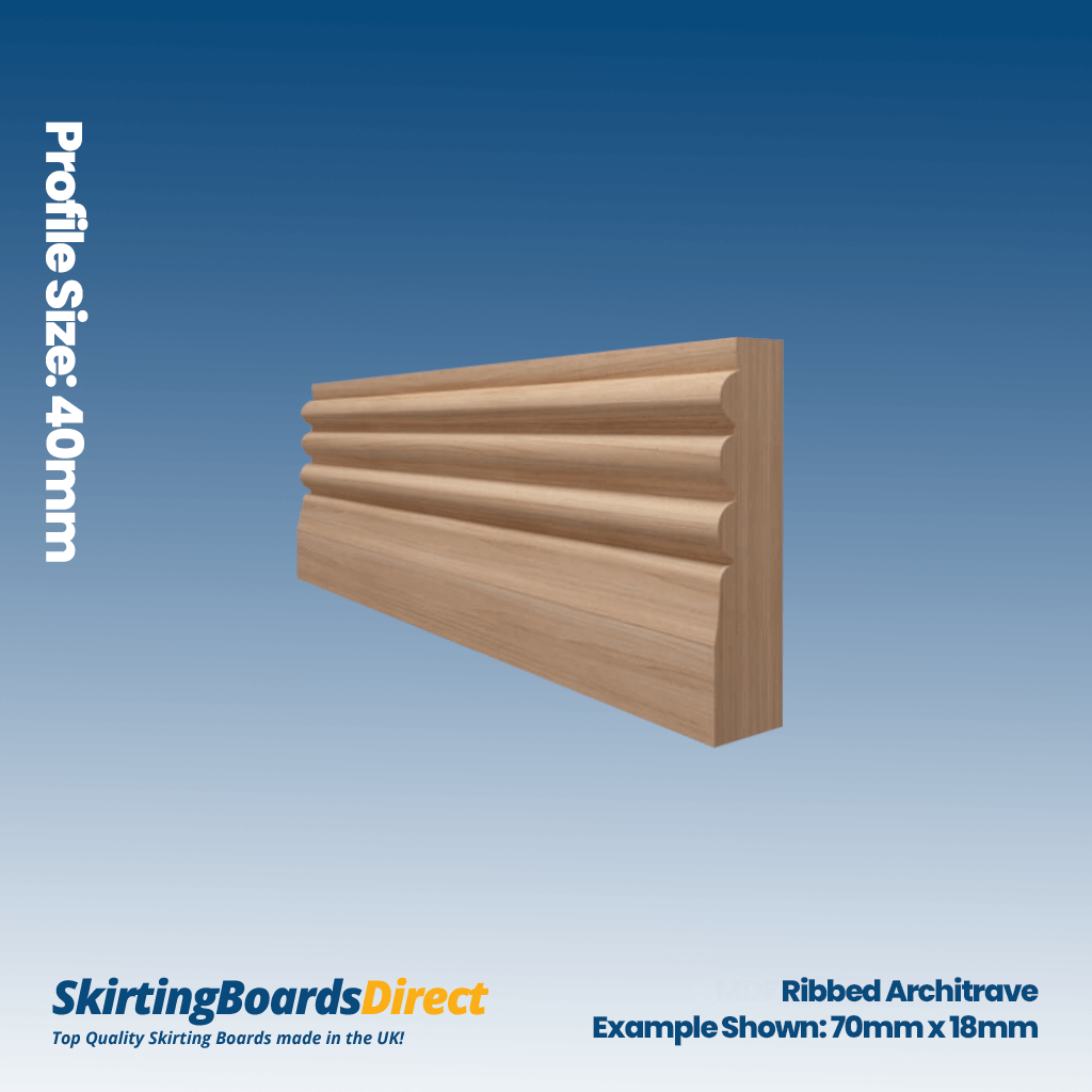 Ash Ribbed Architrave