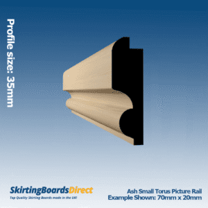 Ash Small Torus Picture Rail