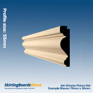 Ash Victorian Picture Rail