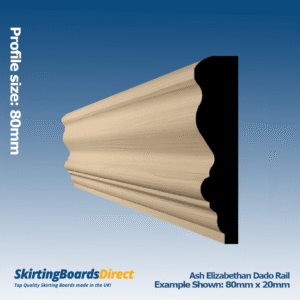 Ash Elizabethan Dado Rail
