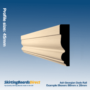 Ash Georgian Dado Rail