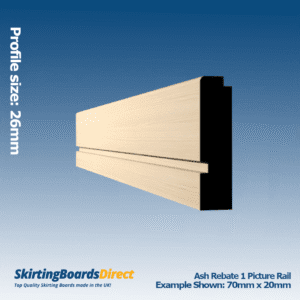 Ash Recess 1 Picture Rail