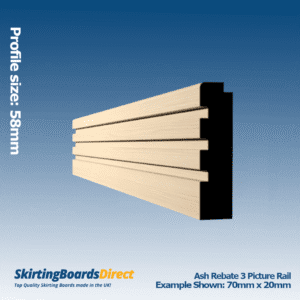 Ash Rebate 3 Picture Rail