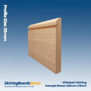 Beech 45 Rebate 1 Skirting Boards