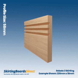 Beech Rebate 3 Skirting Boards