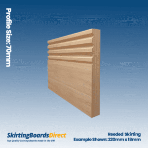 Beech Reeded skirting boards