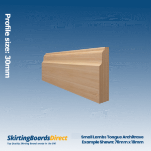 Beech Small Lambs Tongue Architrave