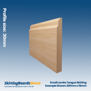 Beech Small Lambs Tongue Skirting Boards