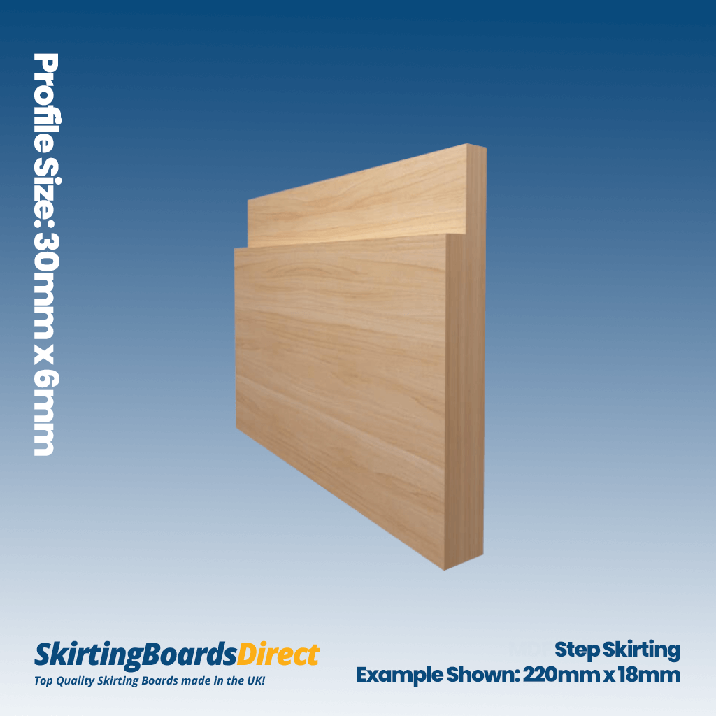 Beech Step skirting boards
