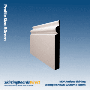 MDF Antique Skirting Boards