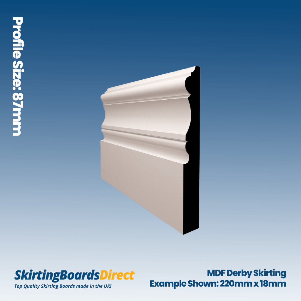 MDF Derby Skirting Boards