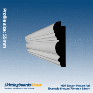 MDF Devon Picture Rail