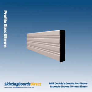 MDF Double V Groove Architrave