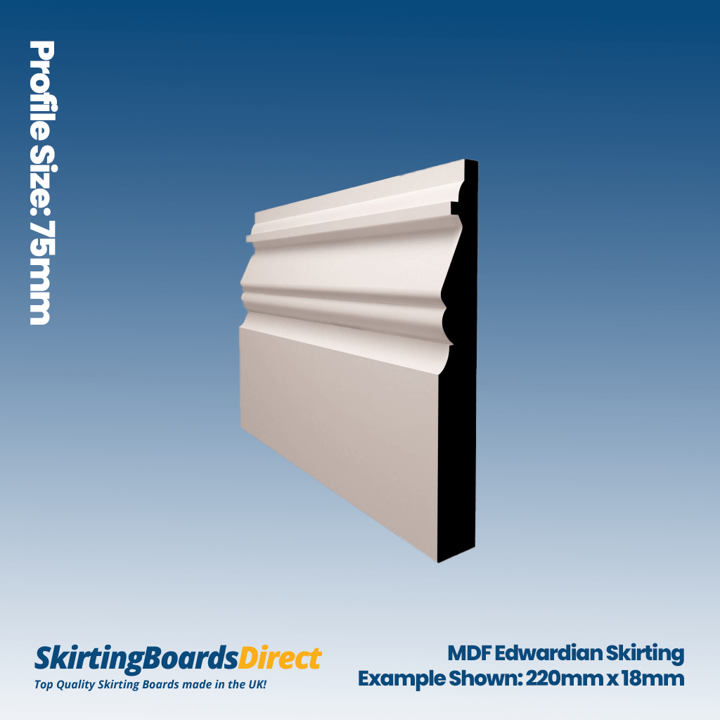 MDF Edwardian Skirting Boards