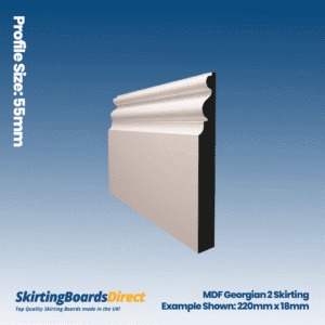 MDF Georgian 2 Skirting Boards