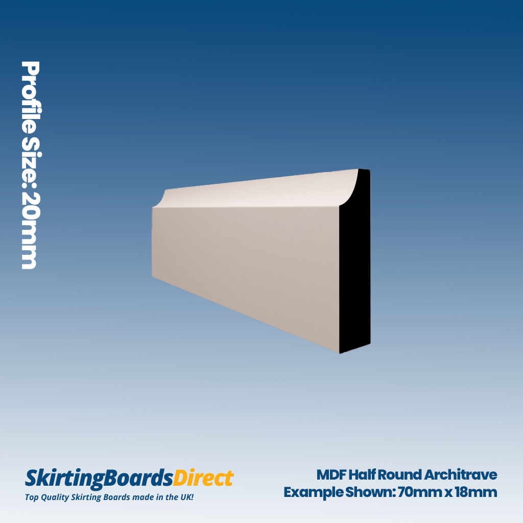 MDF Half Round Architrave