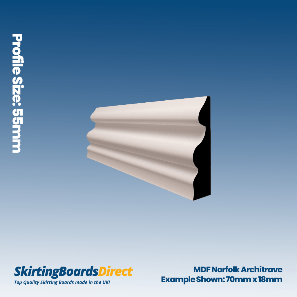 MDF Norfolk Architrave