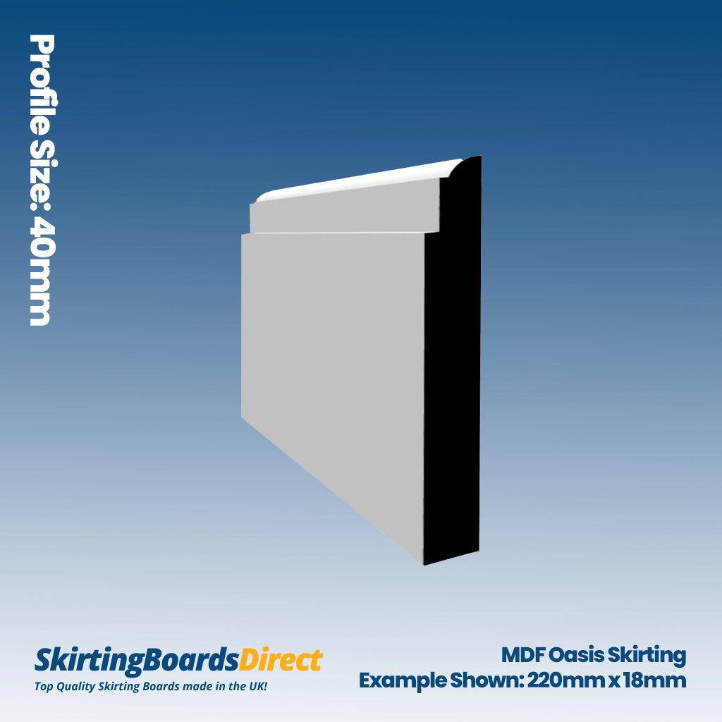 MDF Oasis Skirting Boards