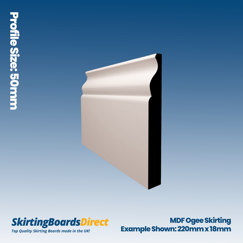 MDF Ogee Skirting Boards
