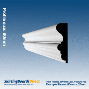 MDF Profile 11917 Dado Rails