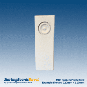 MDF Profile 5 Plinth Blocks
