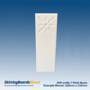 MDF Profile 7 Plinth Blocks