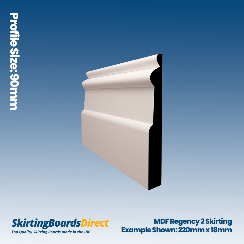 MDF Regency 2 Skirting Boards