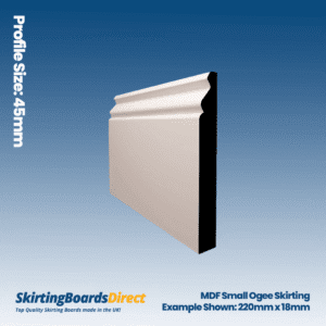 MDF Small Ogee Skirting Boards