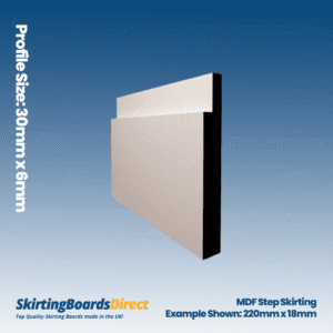 MDF Step Skirting Boards