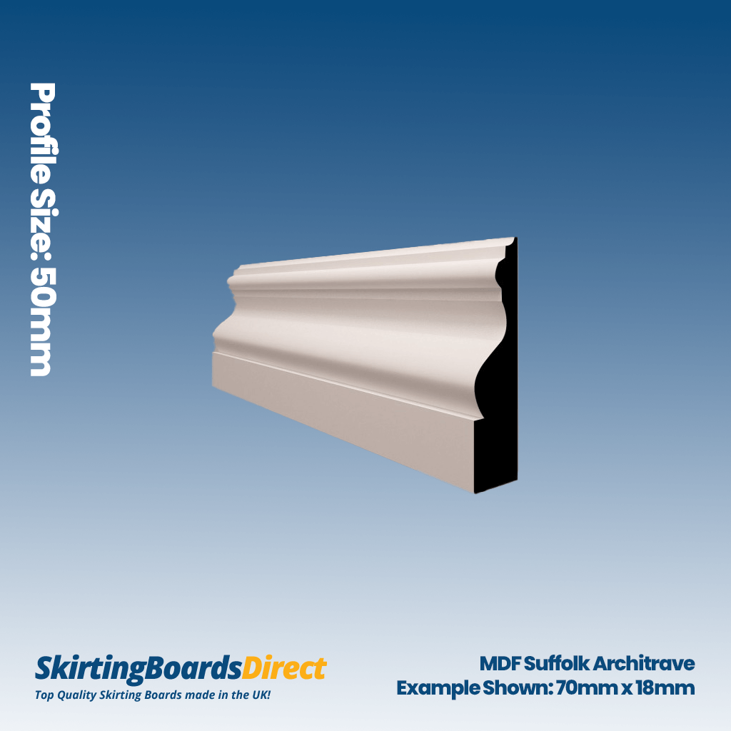 MDF Suffolk Architrave