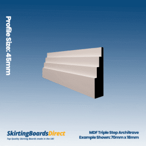 MDF Triple Step Architrave