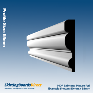 MDF Balmoral Dado Rail