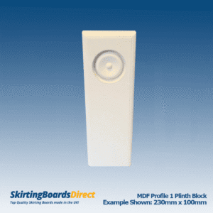 MDF Profile 1 Plinth Blocks