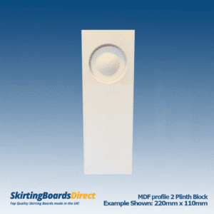 MDF Profile 2 Plinth Blocks