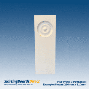 MDF Profile 3 Plinth Blocks