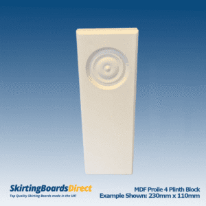 MDF Profile 4 Plinth Blocks