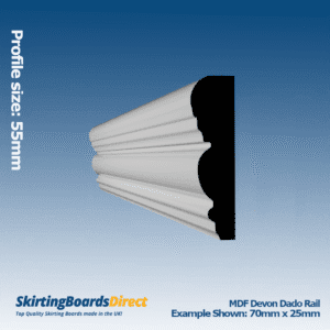 MDF Devon Dado Rail