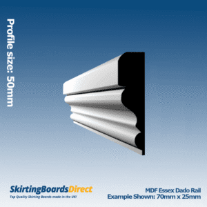 MDF Essex Dado Rail